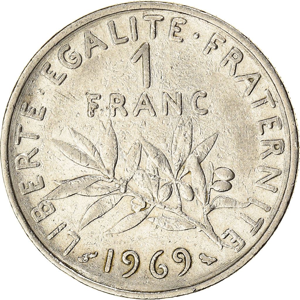 French Coin 1 Franc | Signature O. Roty | KM925.1 | France | 1959 - 2001