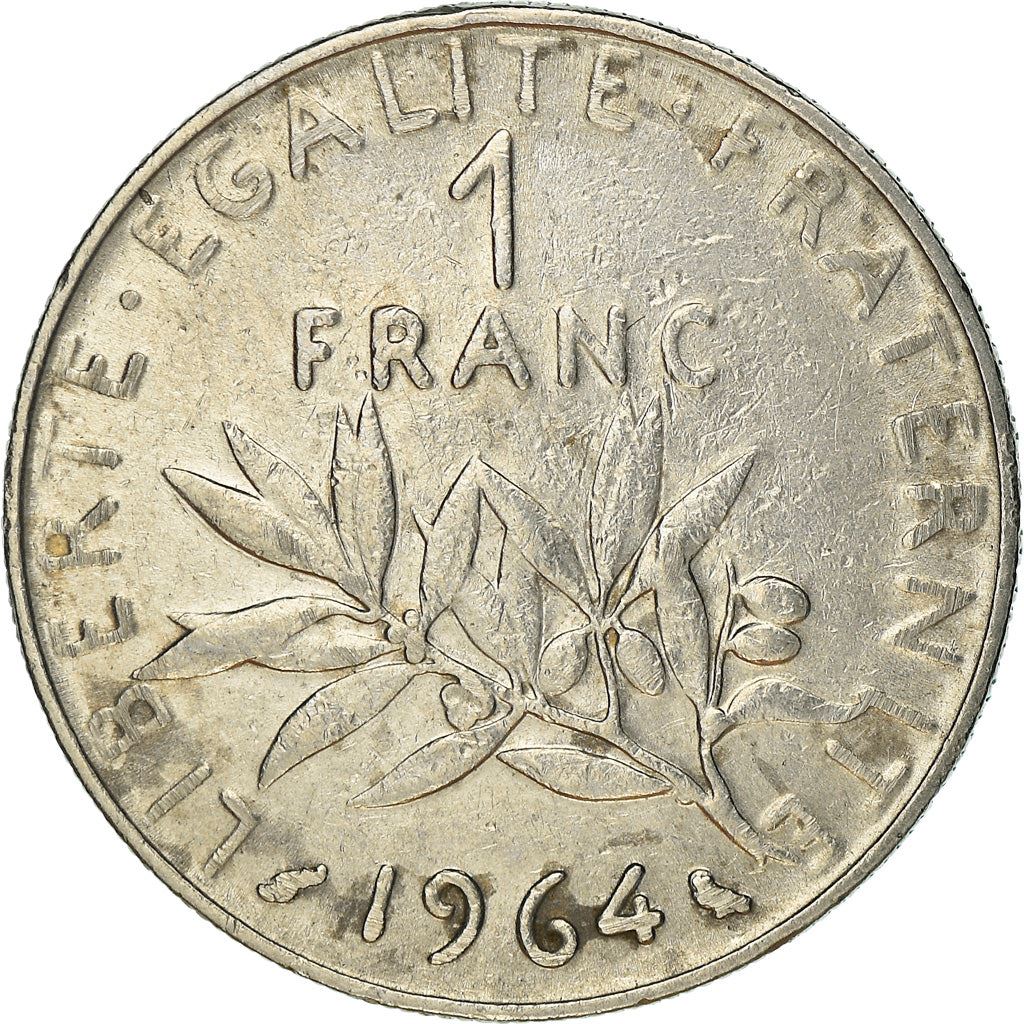 French Coin 1 Franc | Signature O. Roty | KM925.1 | France | 1959 - 2001