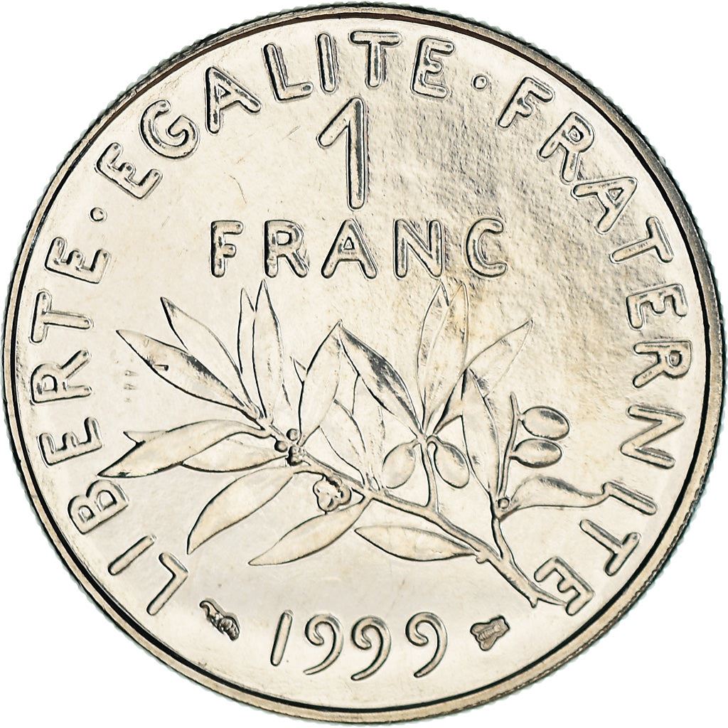 French Coin 1 Franc | Signature O. Roty | KM925.1 | France | 1959 - 2001