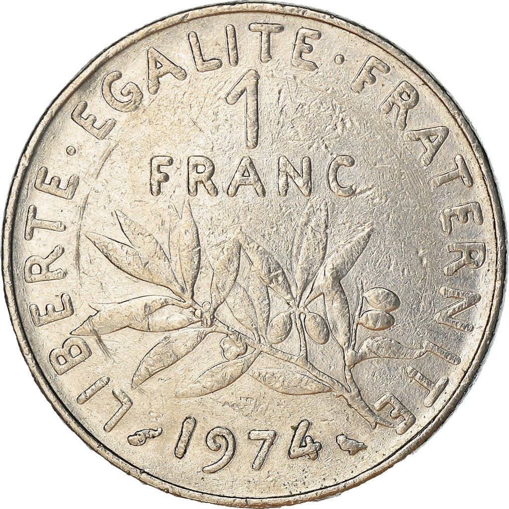 French Coin 1 Franc | Signature O. Roty | KM925.1 | France | 1959 - 2001