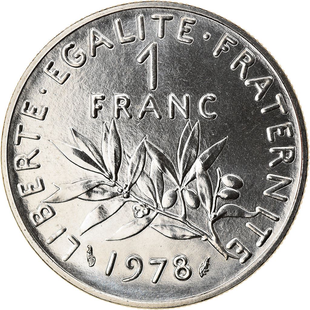 French Coin 1 Franc | Signature O. Roty | KM925.1 | France | 1959 - 2001