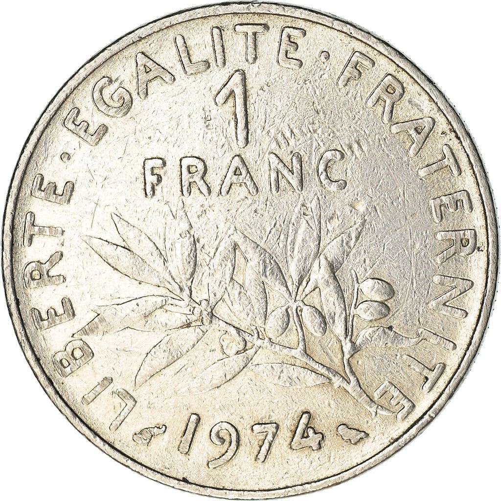 French Coin 1 Franc | Signature O. Roty | KM925.1 | France | 1959 - 2001