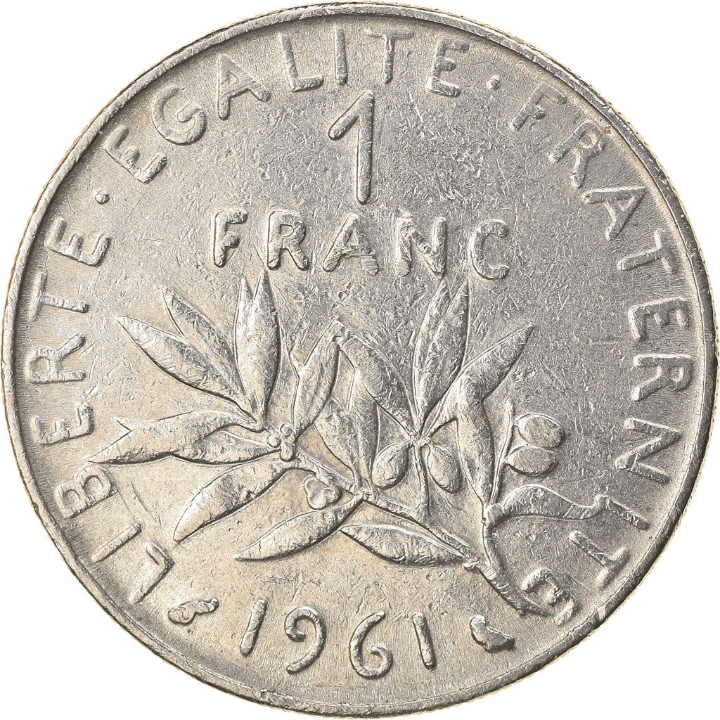 French Coin 1 Franc | Signature O. Roty | KM925.1 | France | 1959 - 2001