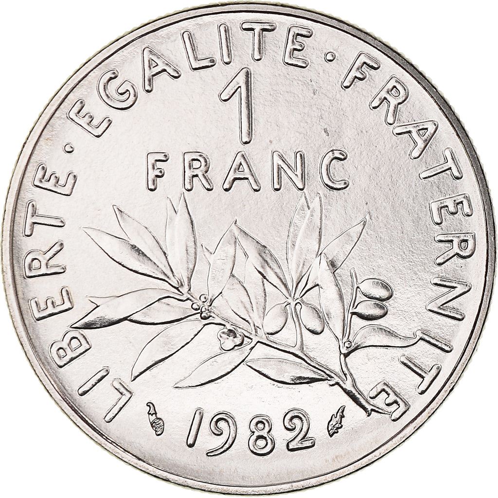 French Coin 1 Franc | Signature O. Roty | KM925.1 | France | 1959 - 2001