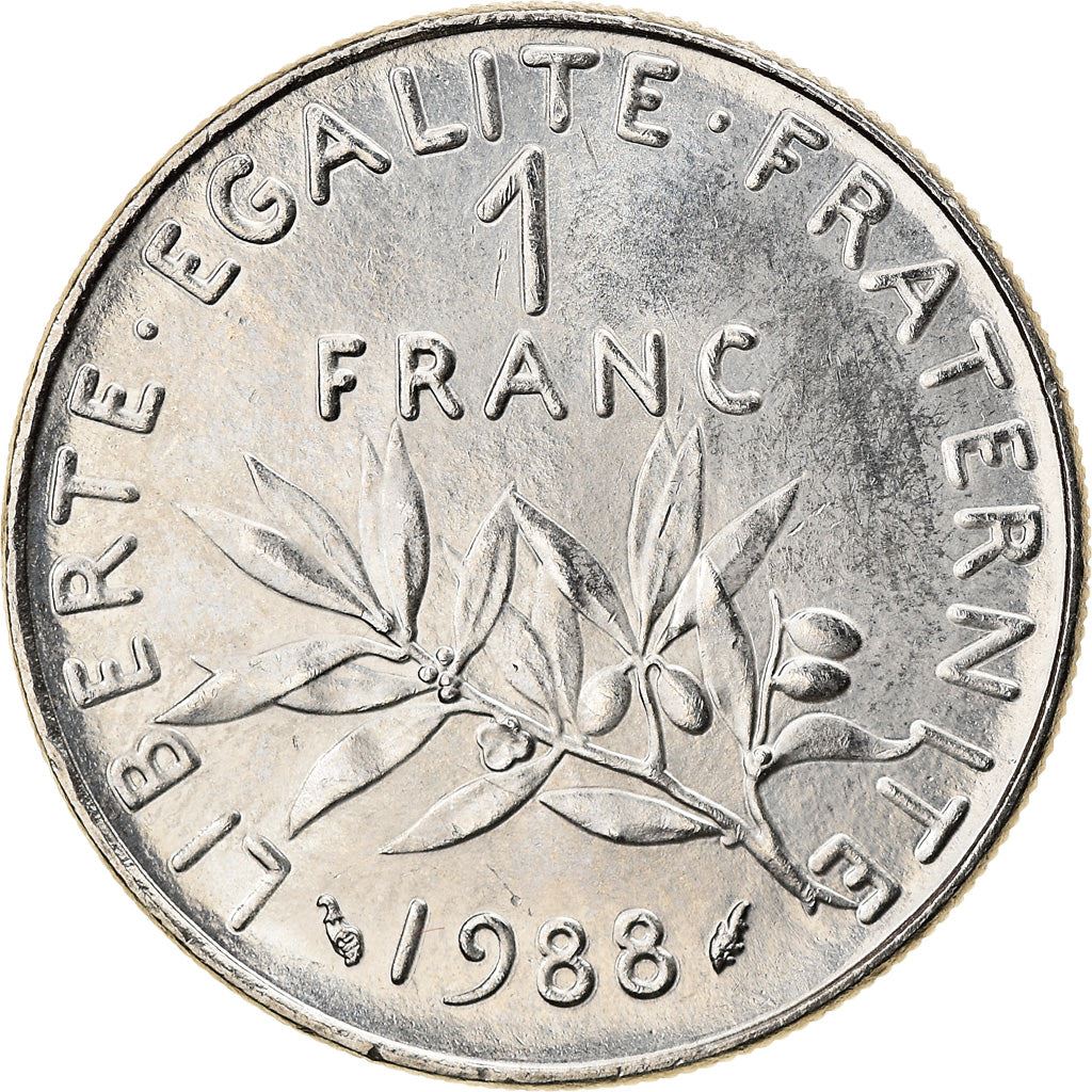 French Coin 1 Franc | Signature O. Roty | KM925.1 | France | 1959 - 2001