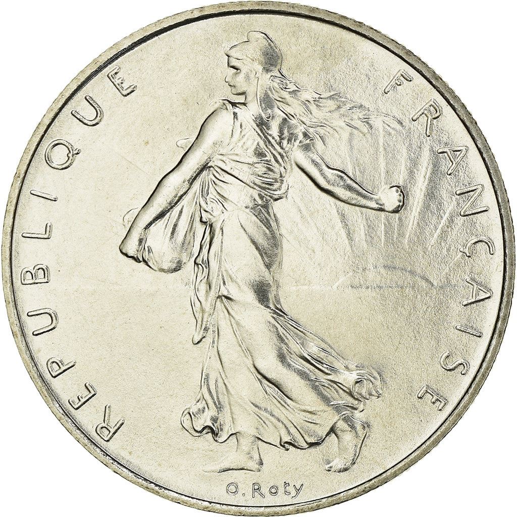 French Coin 1 Franc | Signature O. Roty | KM925.1 | France | 1959 - 2001