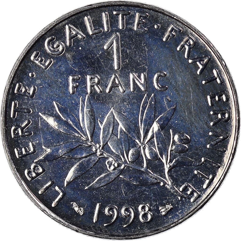 French Coin 1 Franc | Signature O. Roty | KM925.1 | France | 1959 - 2001