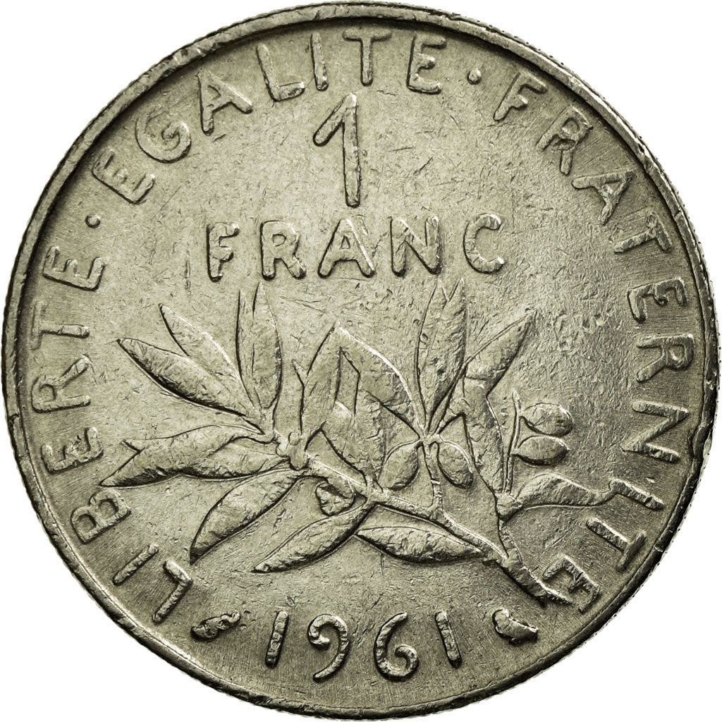 French Coin 1 Franc | Signature O. Roty | KM925.1 | France | 1959 - 2001