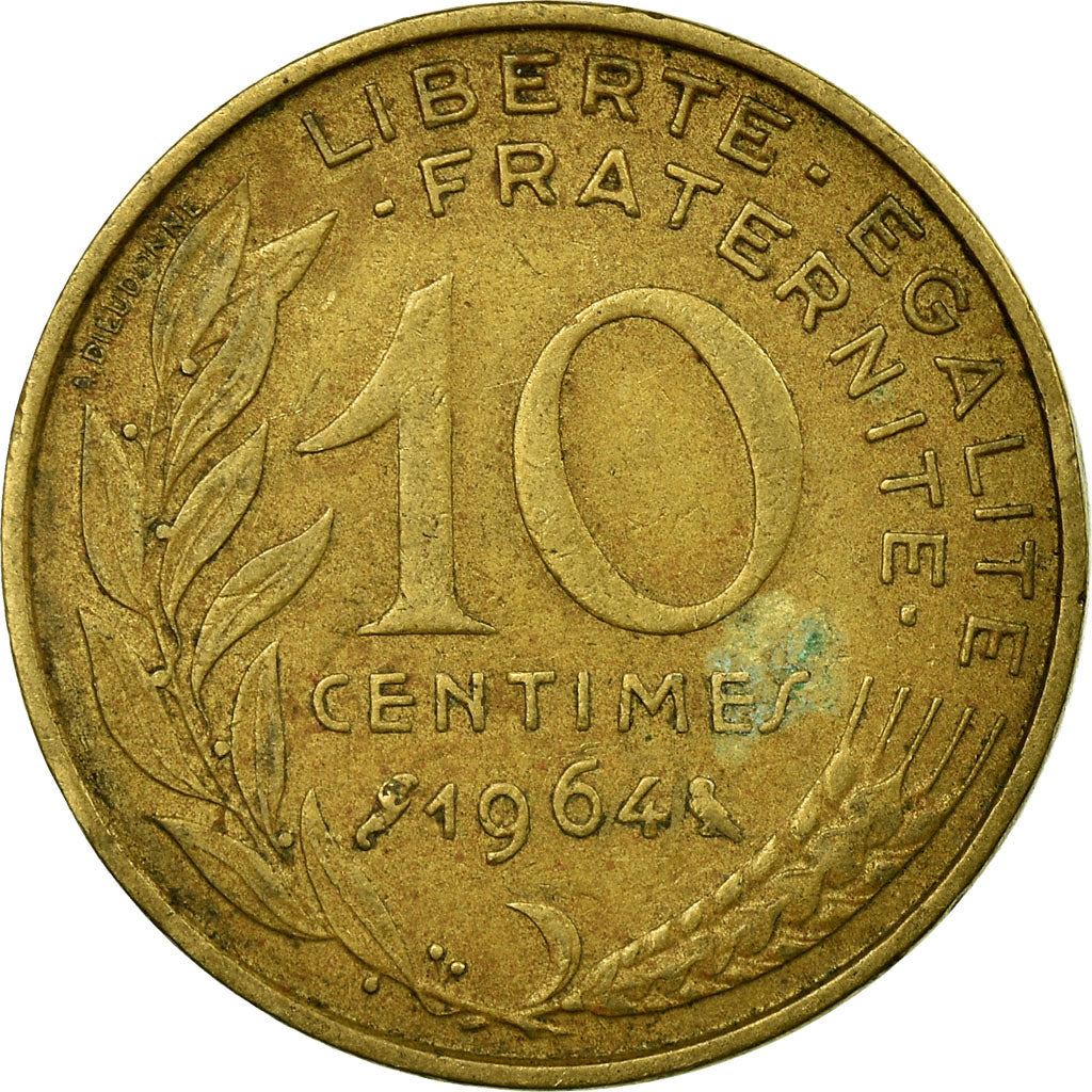 French Coin 10 Centimes | KM929 | France | 1962 - 2001