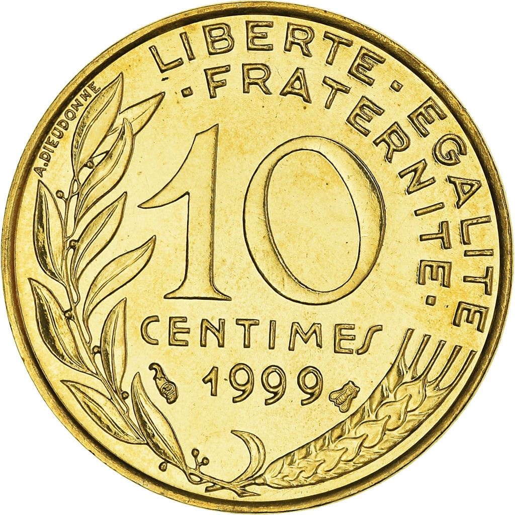 French Coin 10 Centimes | KM929 | France | 1962 - 2001