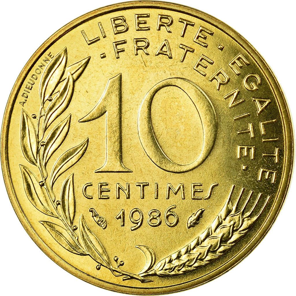 French Coin 10 Centimes | KM929 | France | 1962 - 2001