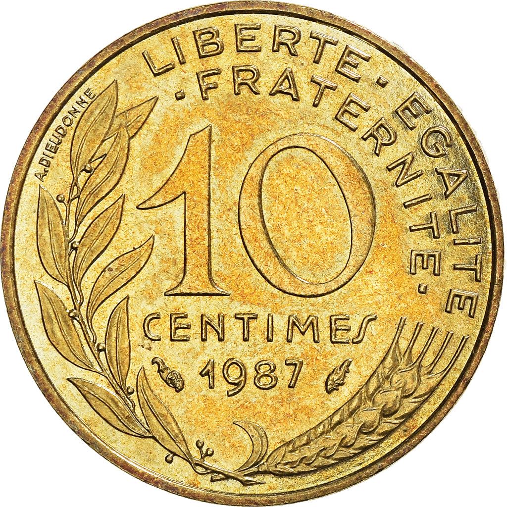 French Coin 10 Centimes | KM929 | France | 1962 - 2001