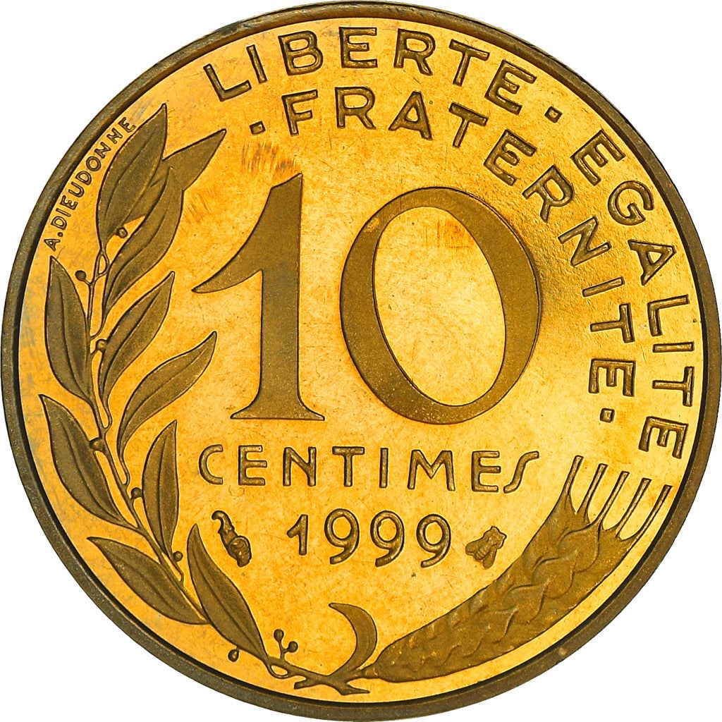 French Coin 10 Centimes | KM929 | France | 1962 - 2001