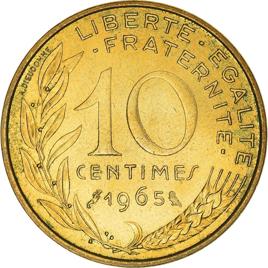 French Coin 10 Centimes | KM929 | France | 1962 - 2001