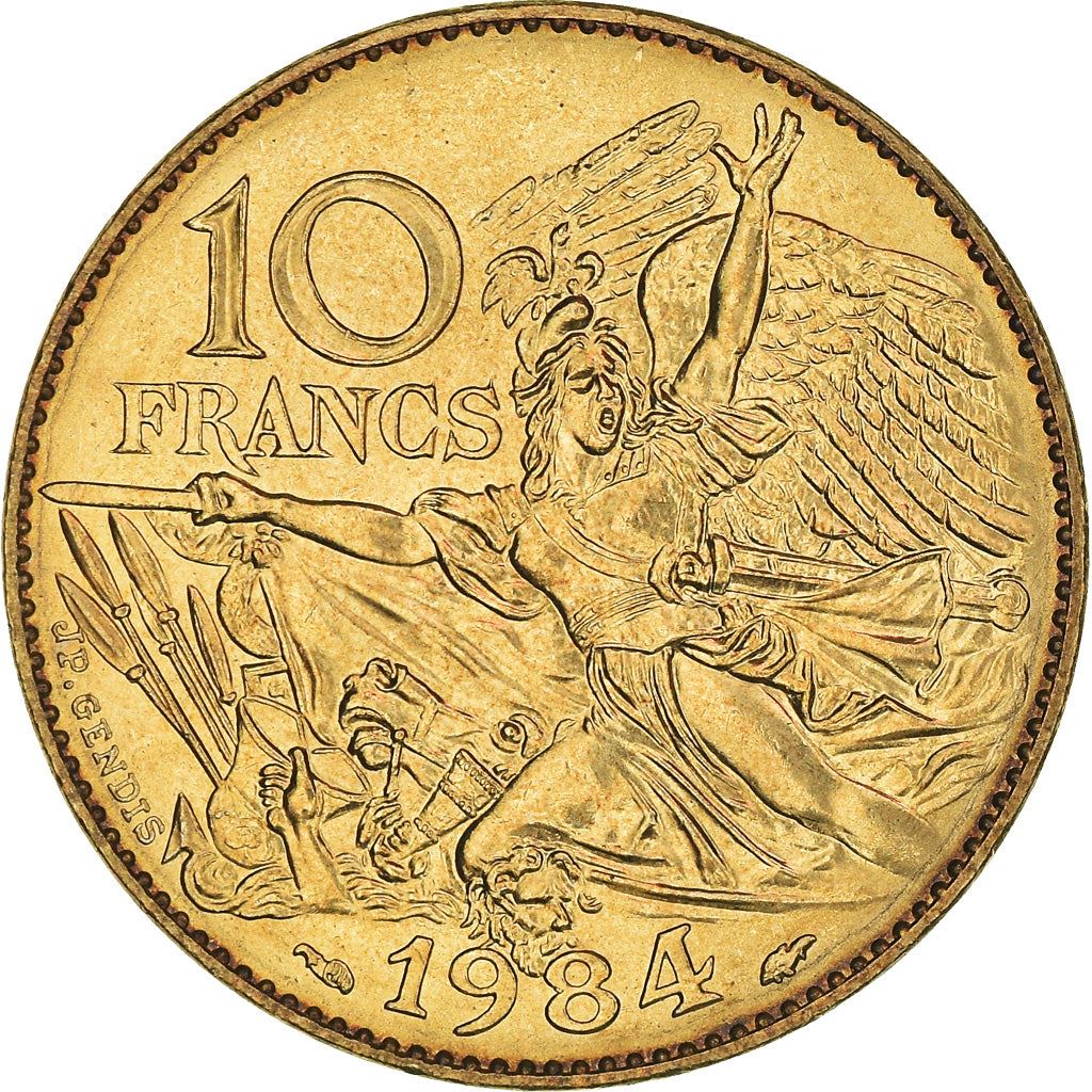 French Coin 10 Francs | François Rude | KM954 | France | 1984