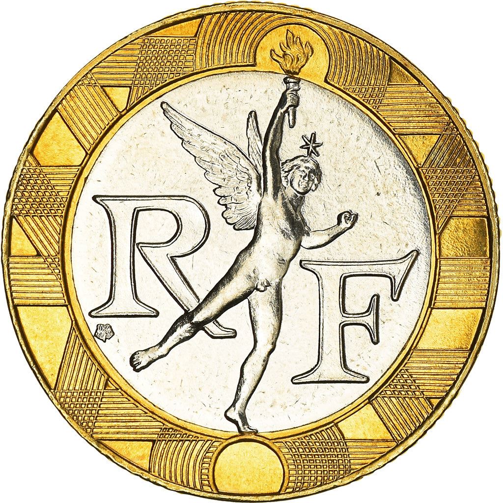 French Coin 10 Francs | Génie de la Liberté | KM964.1 | France | 1988 - 2001