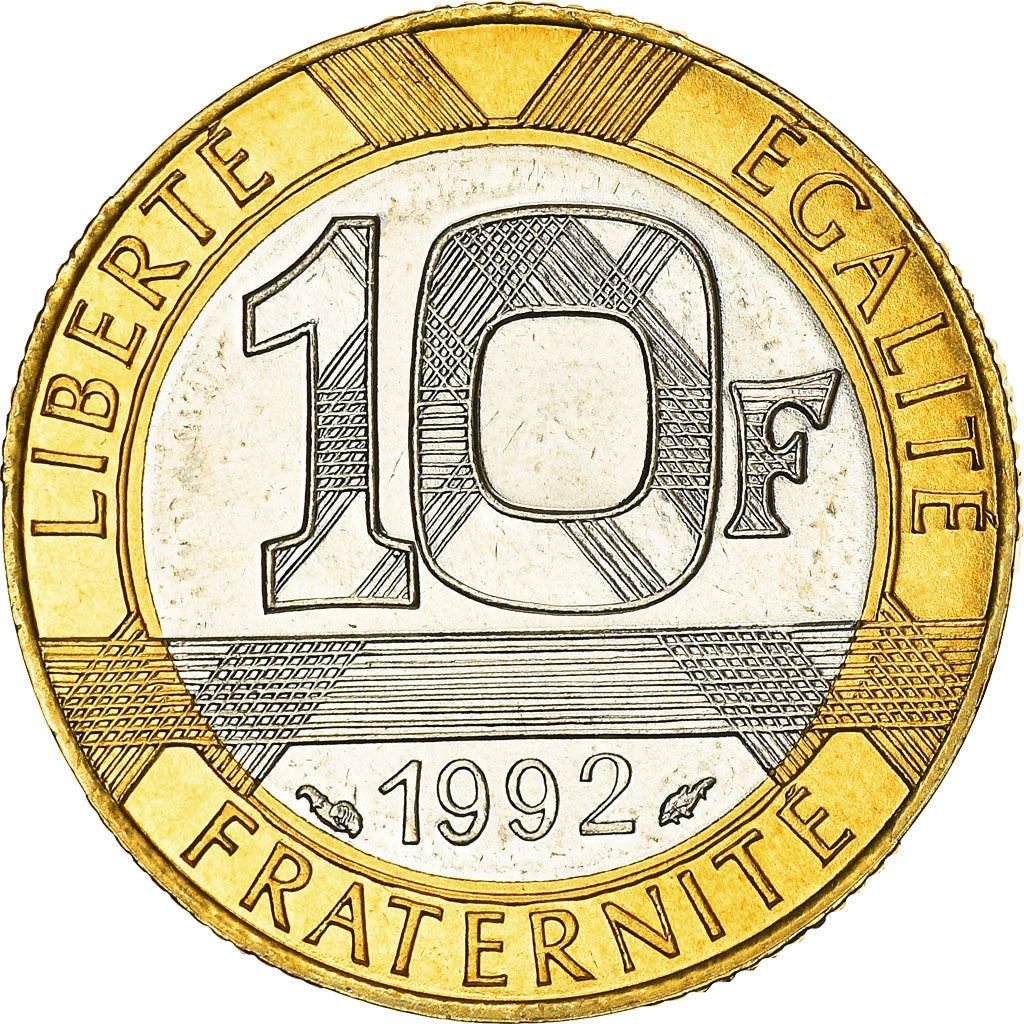 French Coin 10 Francs | Génie de la Liberté | KM964.1 | France | 1988 - 2001