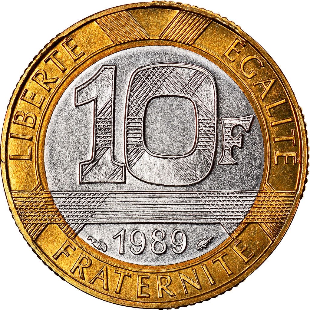 French Coin 10 Francs | Génie de la Liberté | KM964.1 | France | 1988 - 2001