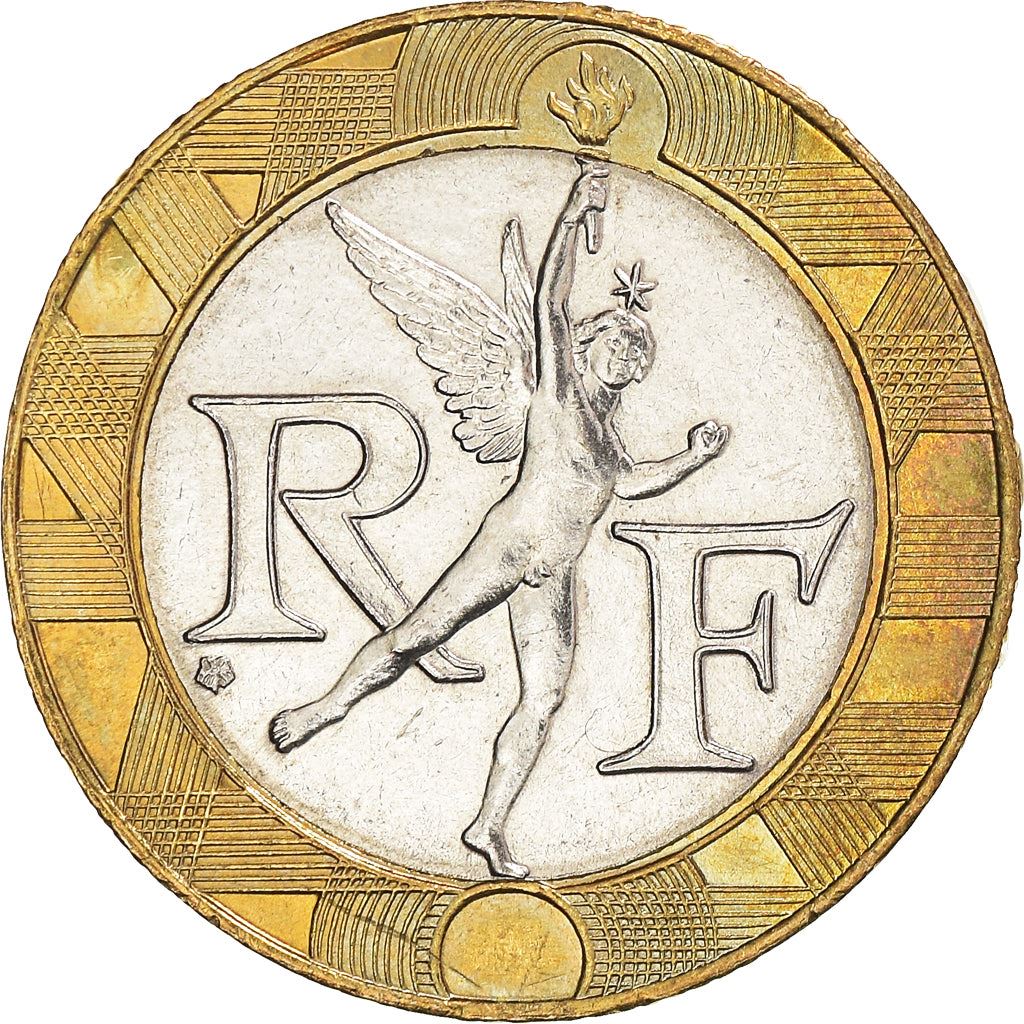 French Coin 10 Francs | Génie de la Liberté | KM964.1 | France | 1988 - 2001