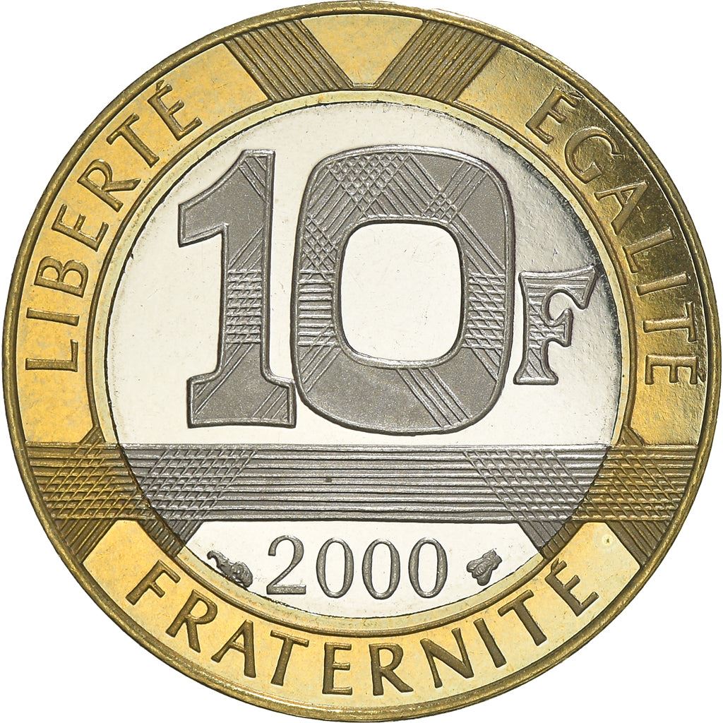 French Coin 10 Francs | Génie de la Liberté | KM964.1 | France | 1988 - 2001