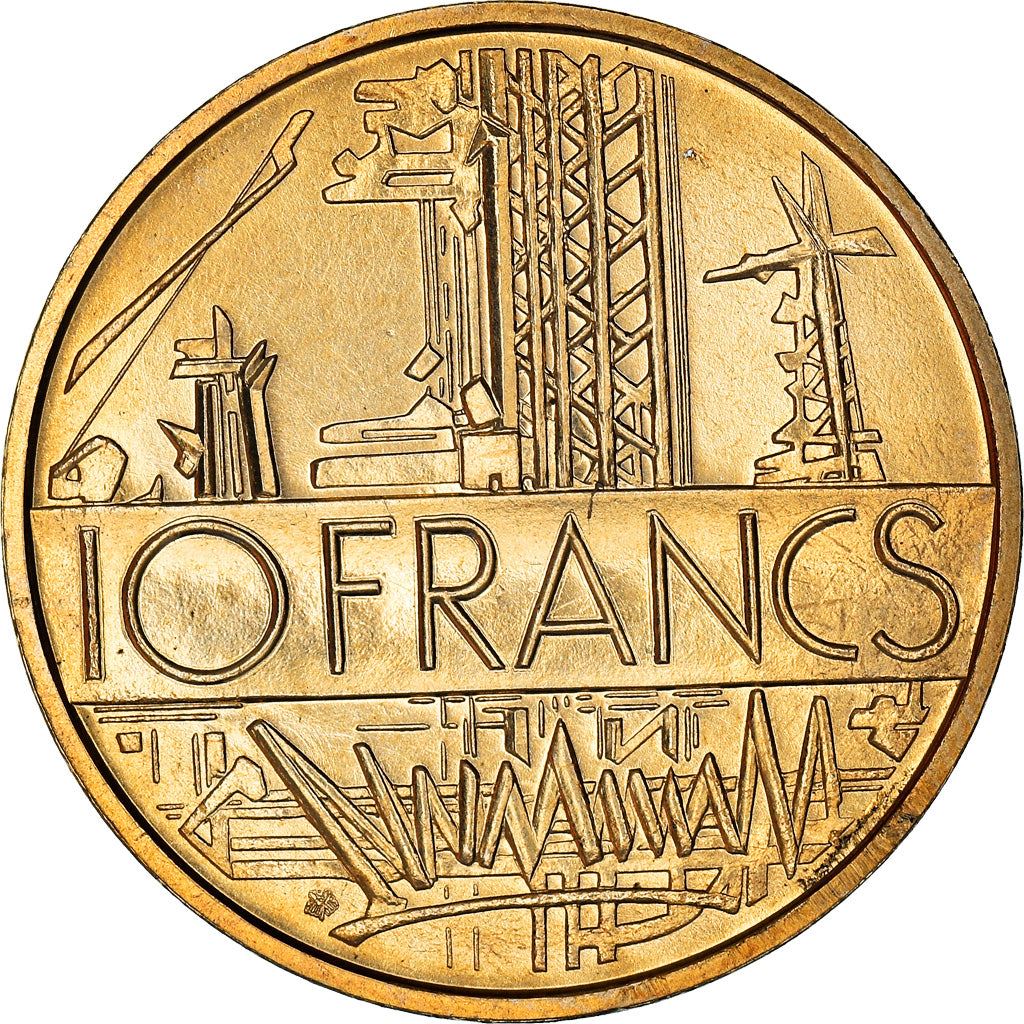 French Coin 10 Francs | KM940 | France | 1974 - 1987