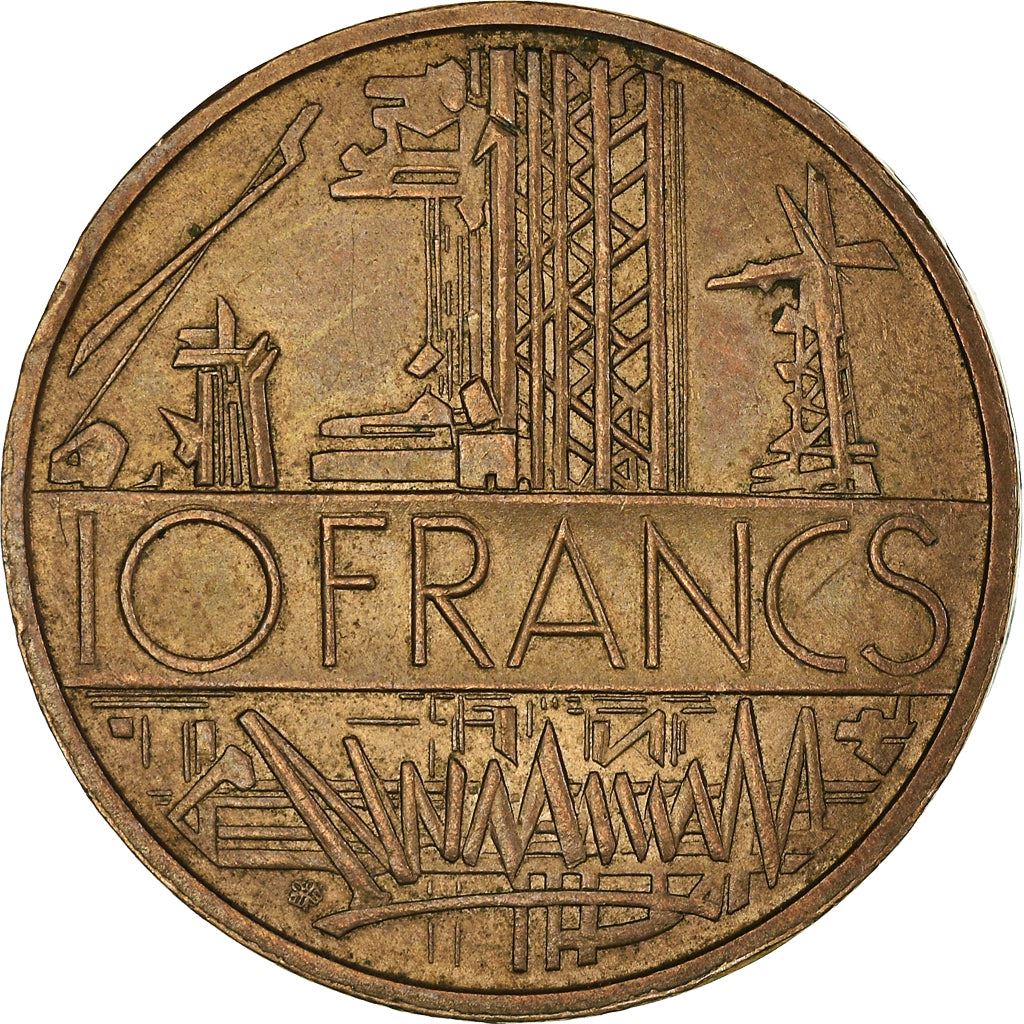 French Coin 10 Francs | KM940 | France | 1974 - 1987