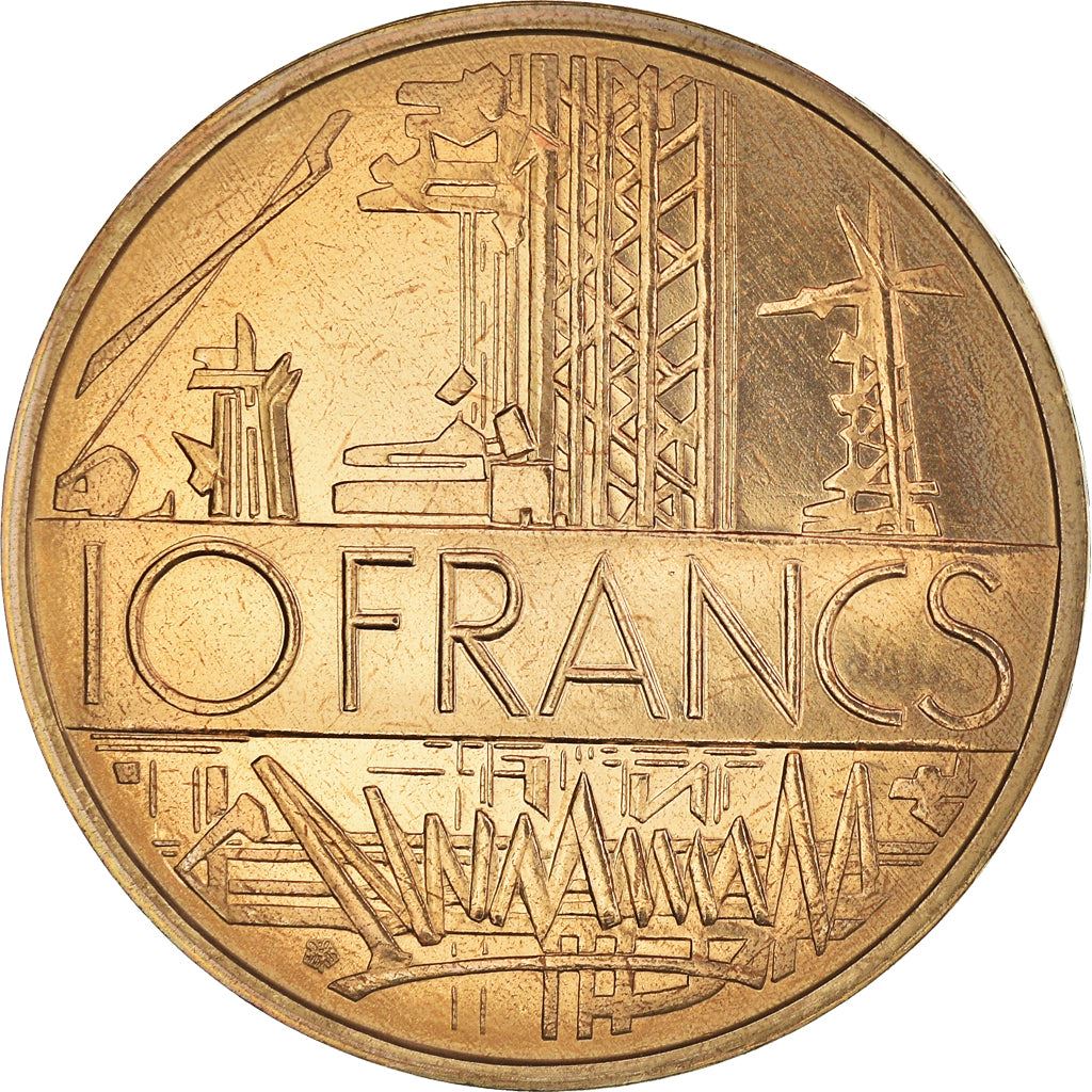 French Coin 10 Francs | KM940 | France | 1974 - 1987