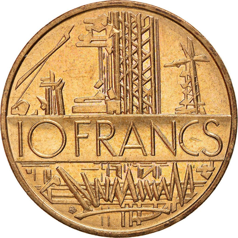 French Coin 10 Francs | KM940 | France | 1974 - 1987