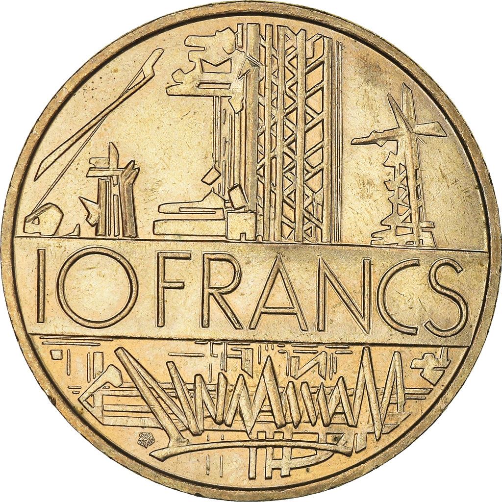 French Coin 10 Francs | KM940 | France | 1974 - 1987