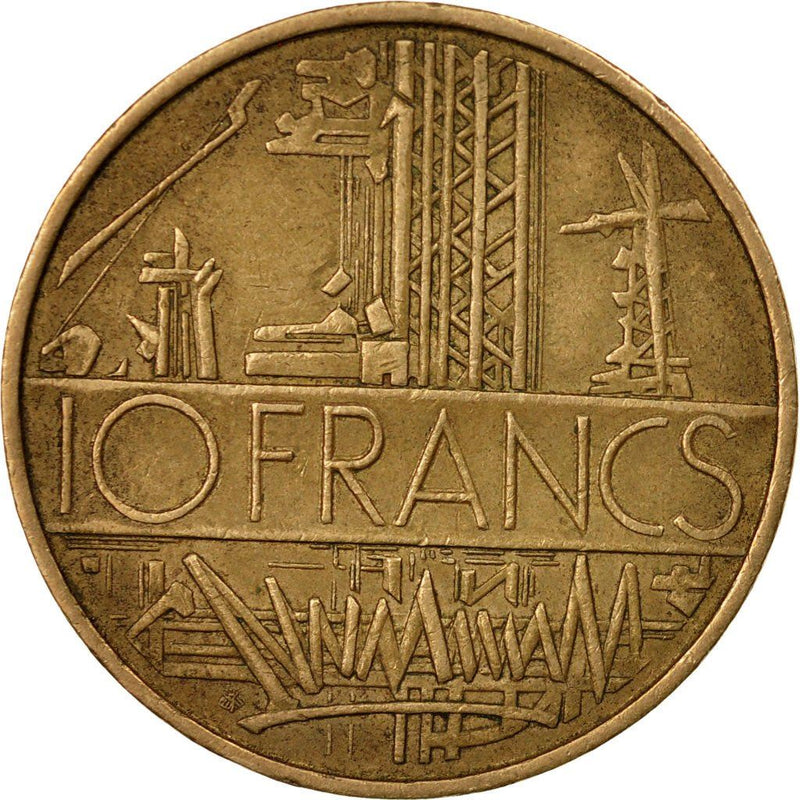 French Coin 10 Francs | KM940 | France | 1974 - 1987