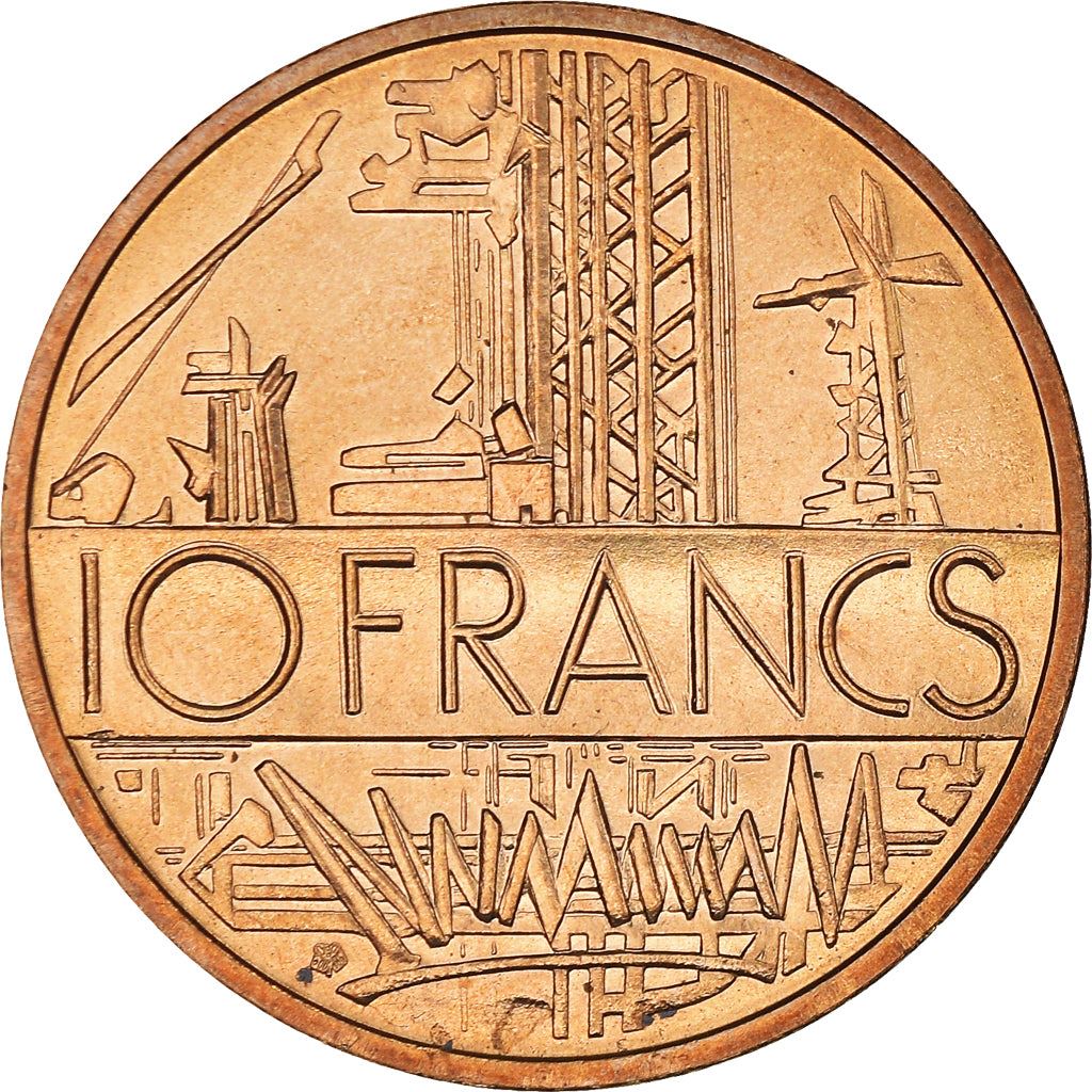 French Coin 10 Francs | KM940 | France | 1974 - 1987