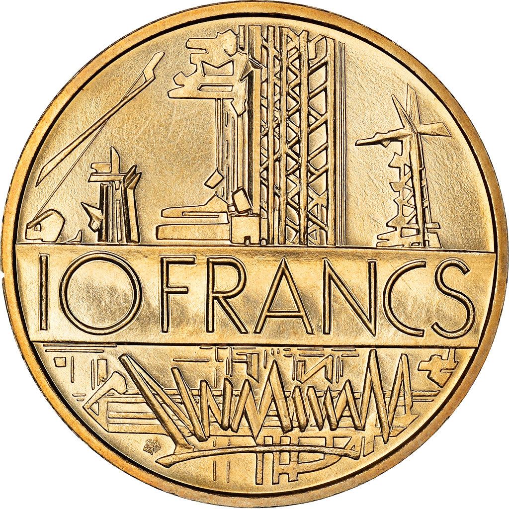 French Coin 10 Francs | KM940 | France | 1974 - 1987