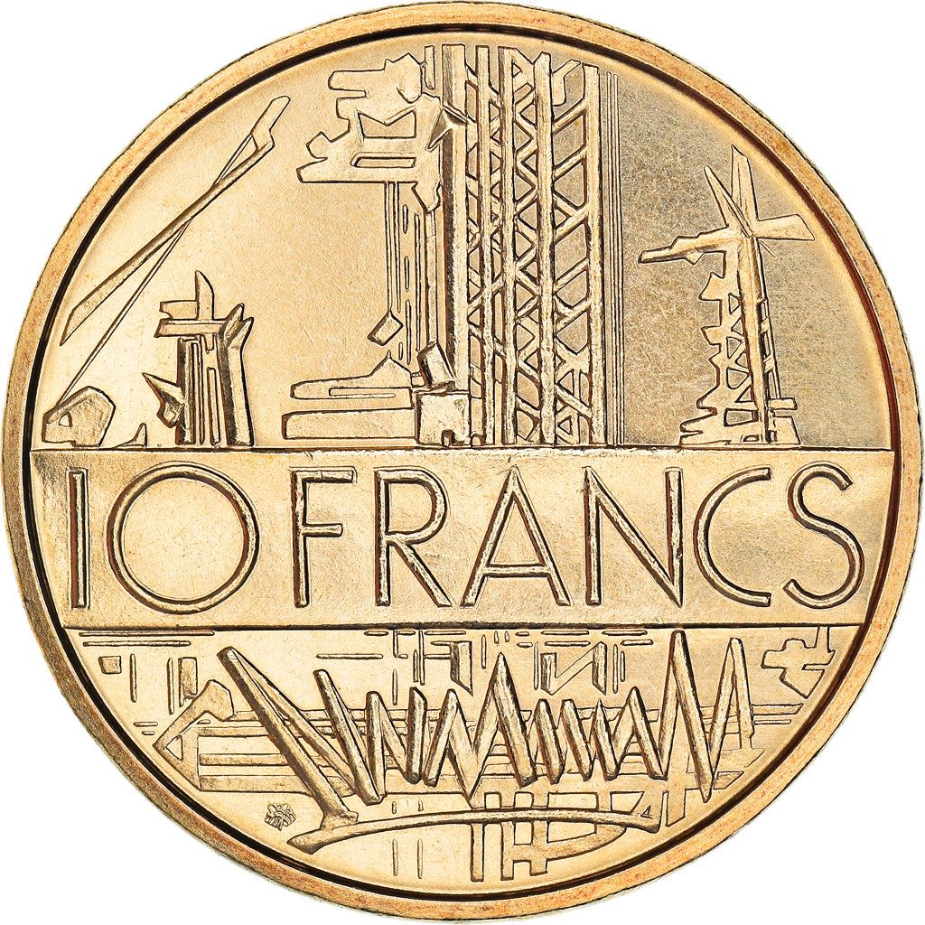 French Coin 10 Francs | KM940 | France | 1974 - 1987