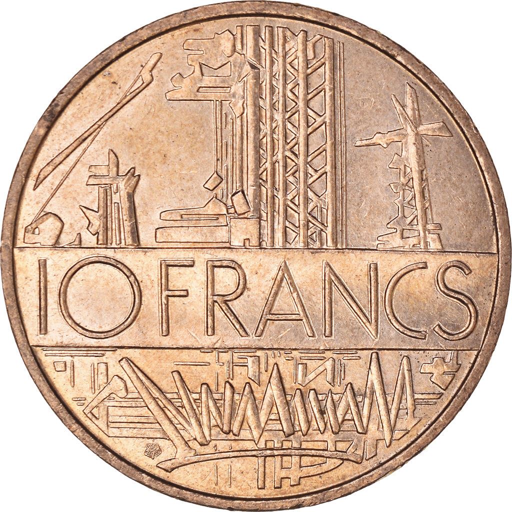 French Coin 10 Francs | KM940 | France | 1974 - 1987