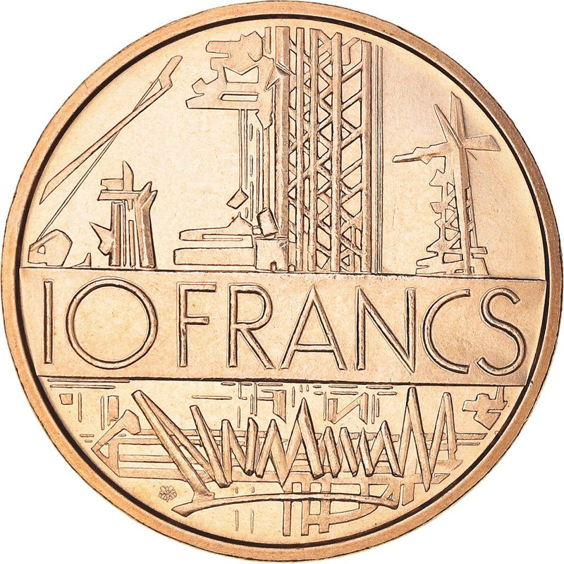 French Coin 10 Francs | KM940 | France | 1974 - 1987