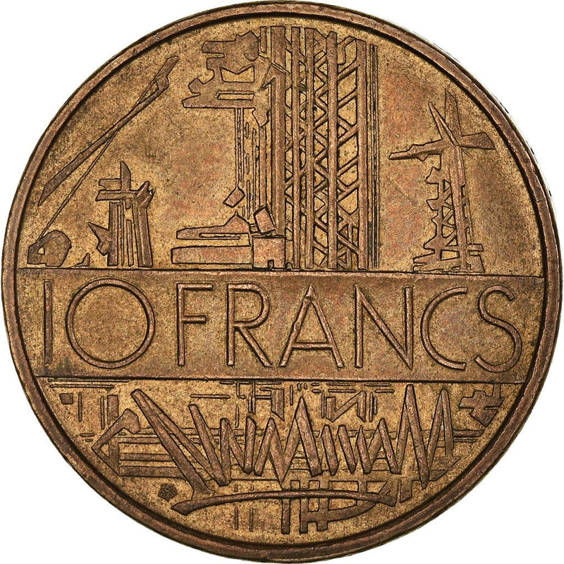 French Coin 10 Francs | KM940 | France | 1974 - 1987