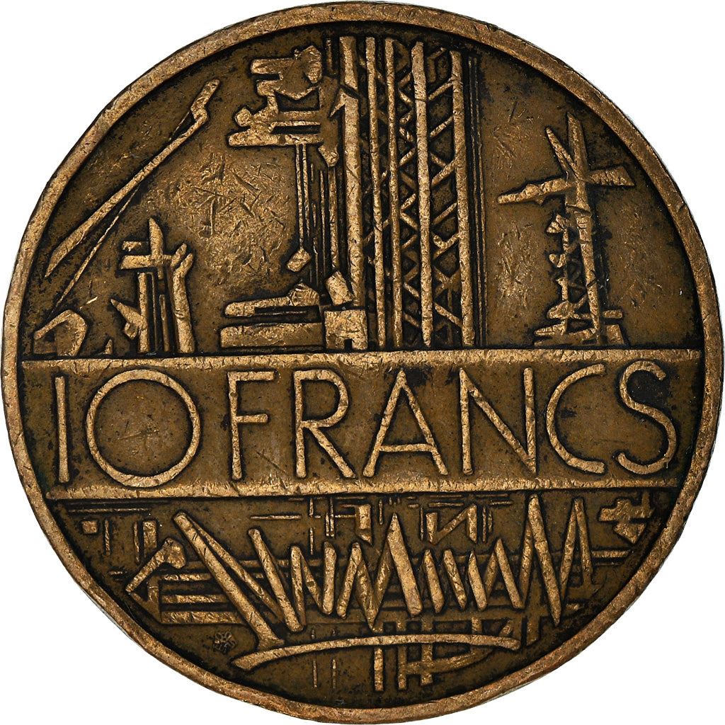 French Coin 10 Francs | KM940 | France | 1974 - 1987