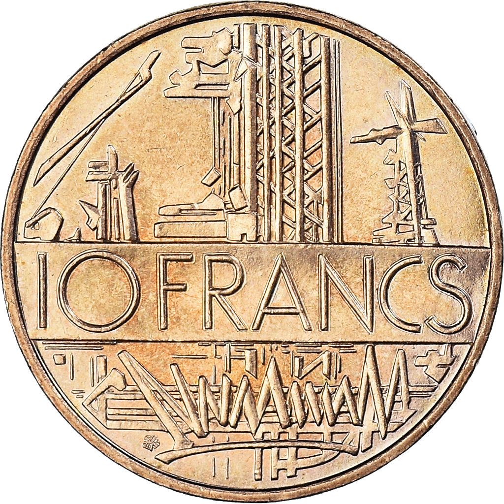 French Coin 10 Francs | KM940 | France | 1974 - 1987