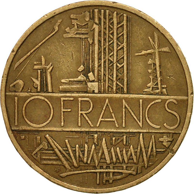 French Coin 10 Francs | KM940 | France | 1974 - 1987