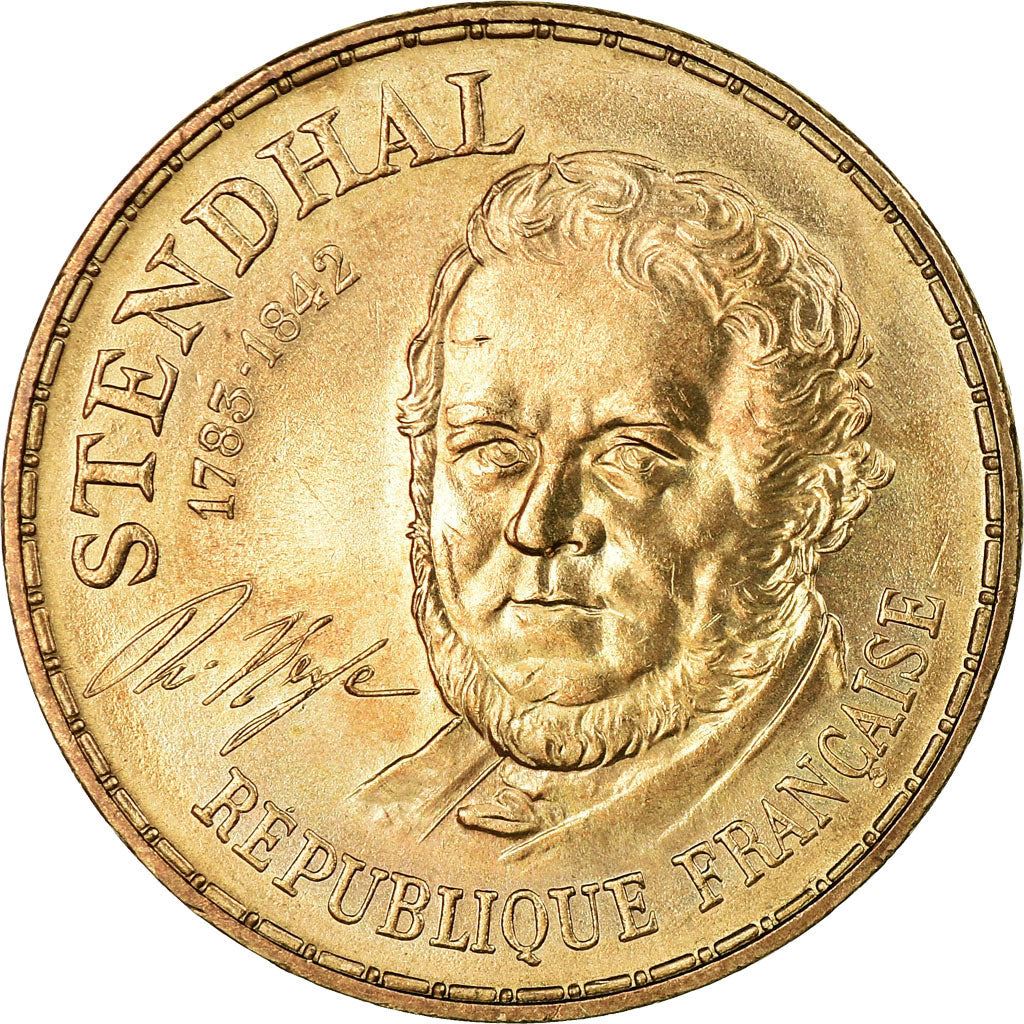 French Coin 10 Francs | Stendhal | KM953 | France | 1983