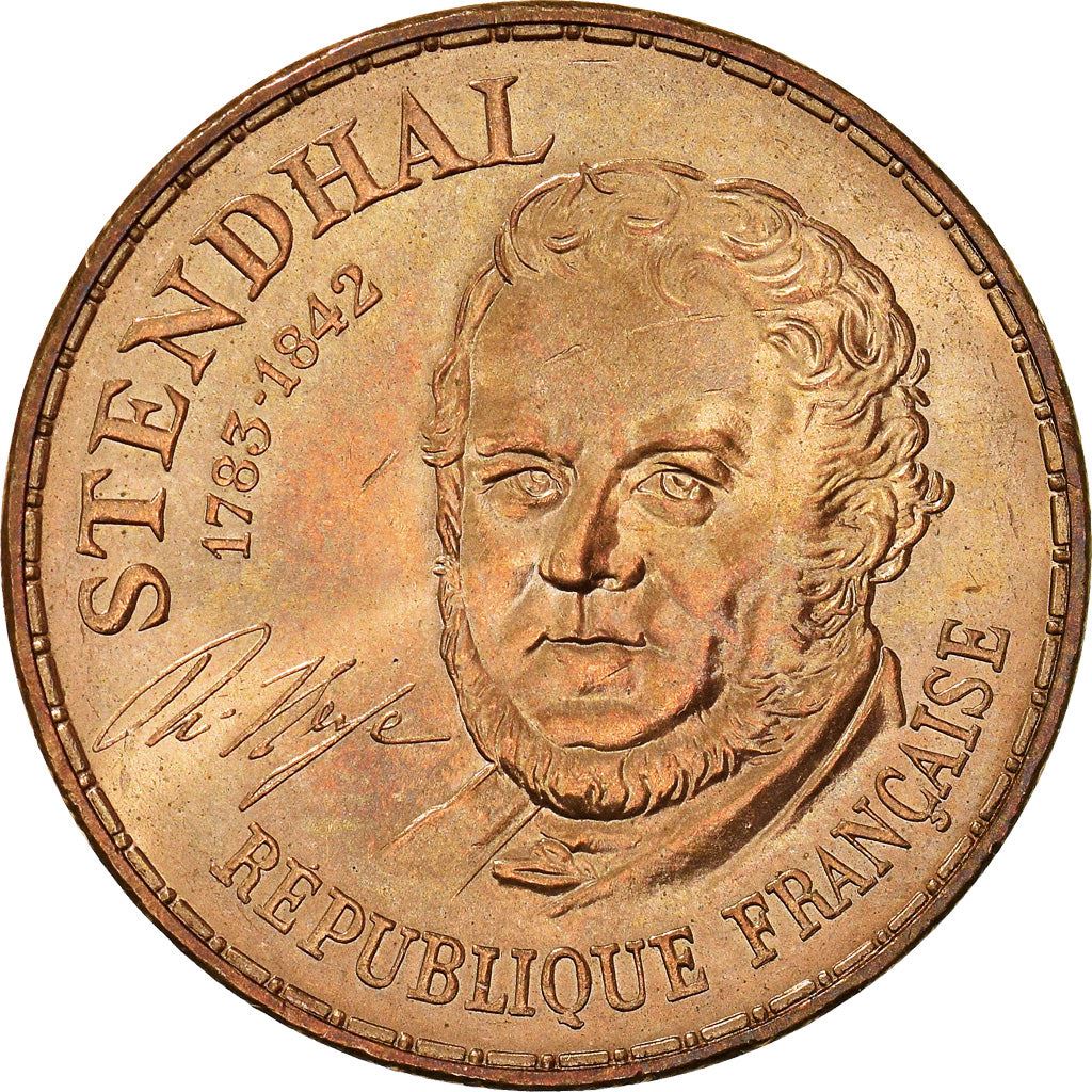 French Coin 10 Francs | Stendhal | KM953 | France | 1983