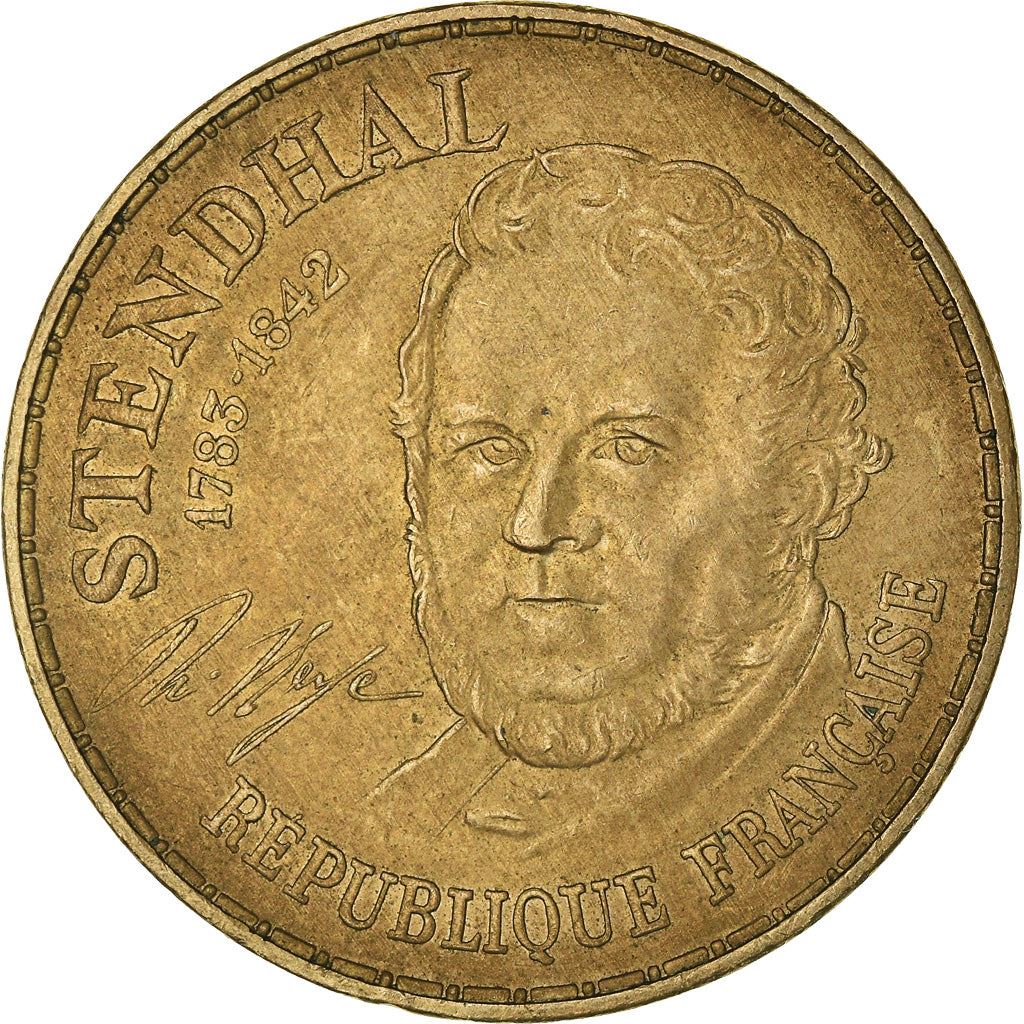 French Coin 10 Francs | Stendhal | KM953 | France | 1983