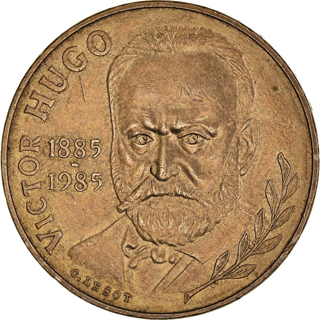 French Coin 10 Francs | Victor Hugo | KM956 | France | 1985