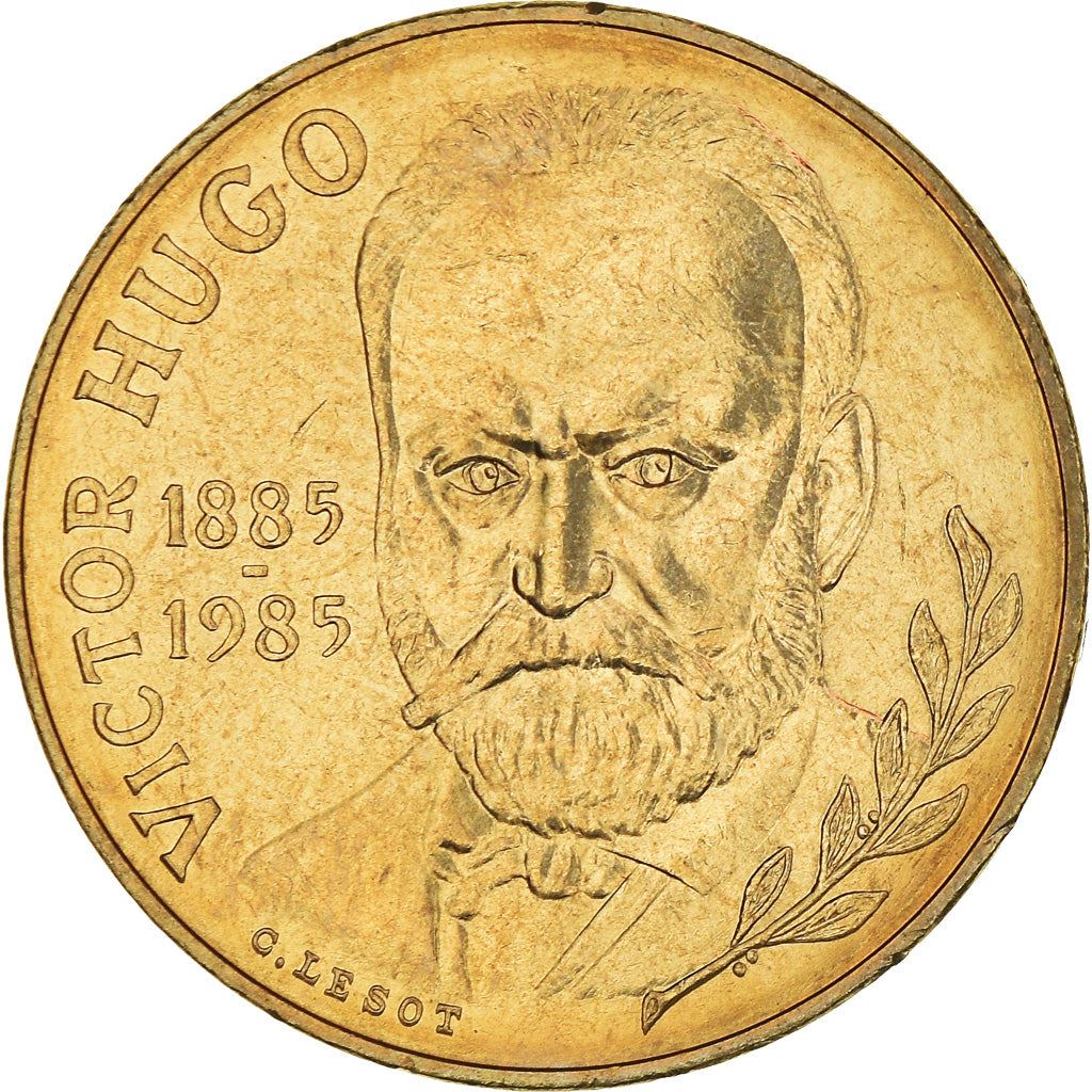 French Coin 10 Francs | Victor Hugo | KM956 | France | 1985