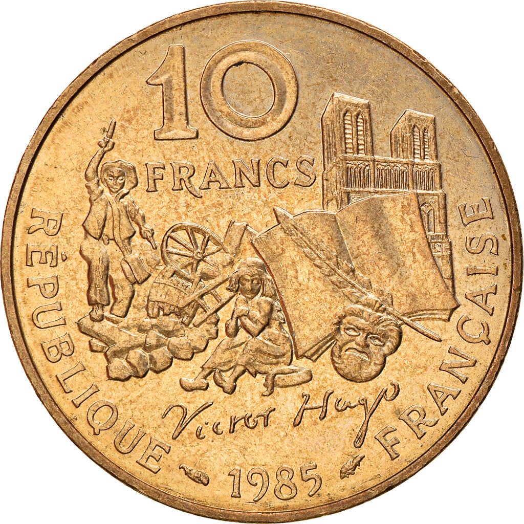 French Coin 10 Francs | Victor Hugo | KM956 | France | 1985