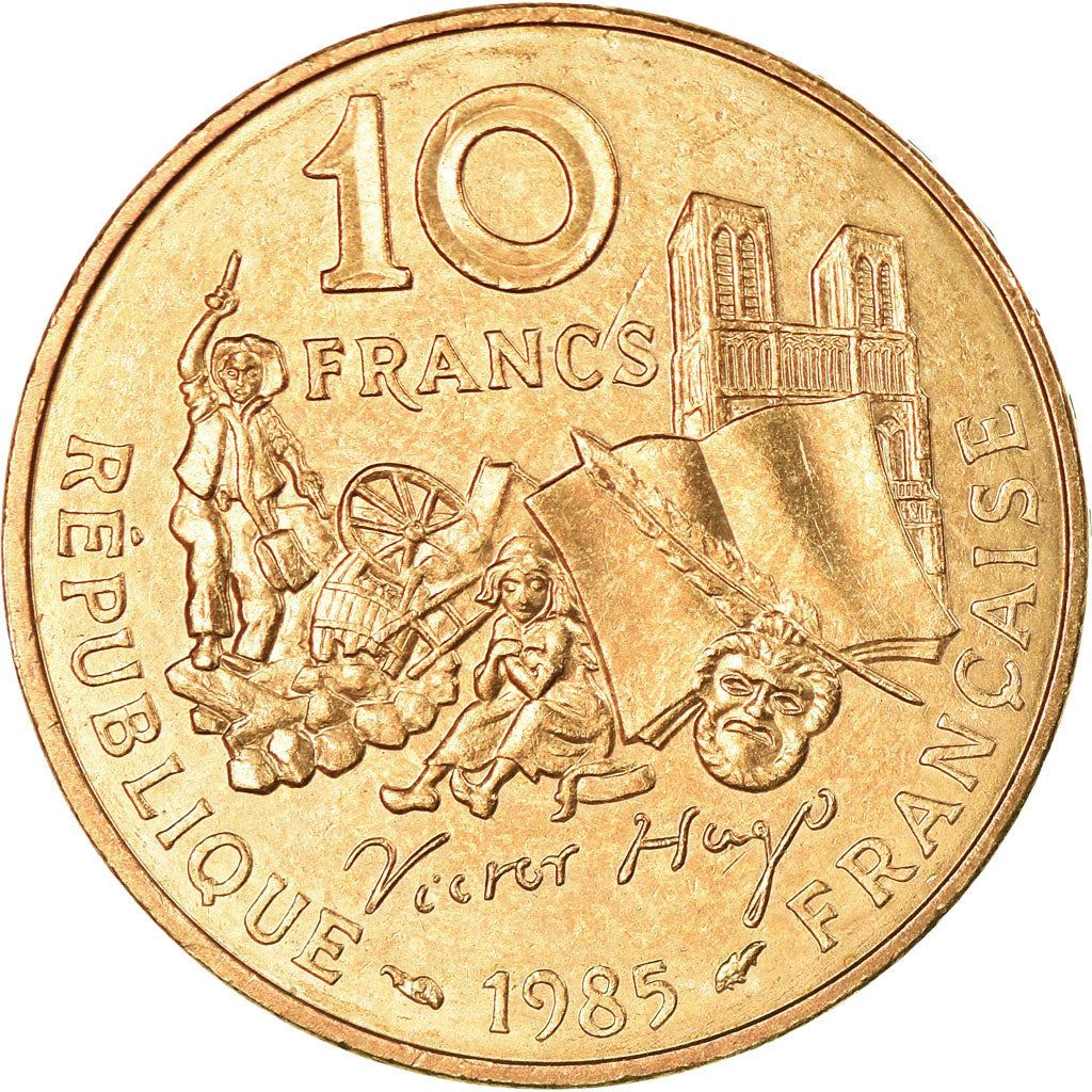 French Coin 10 Francs | Victor Hugo | KM956 | France | 1985