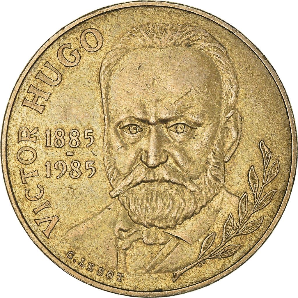 French Coin 10 Francs | Victor Hugo | KM956 | France | 1985