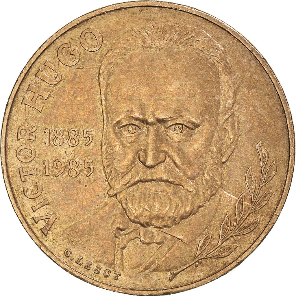 French Coin 10 Francs | Victor Hugo | KM956 | France | 1985