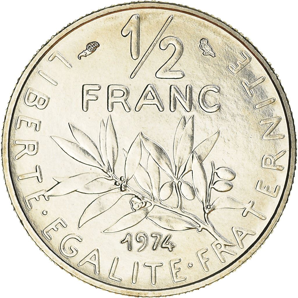 French Coin ½ Franc | signature O. Roty | KM931.1 | France | 1964 - 2001