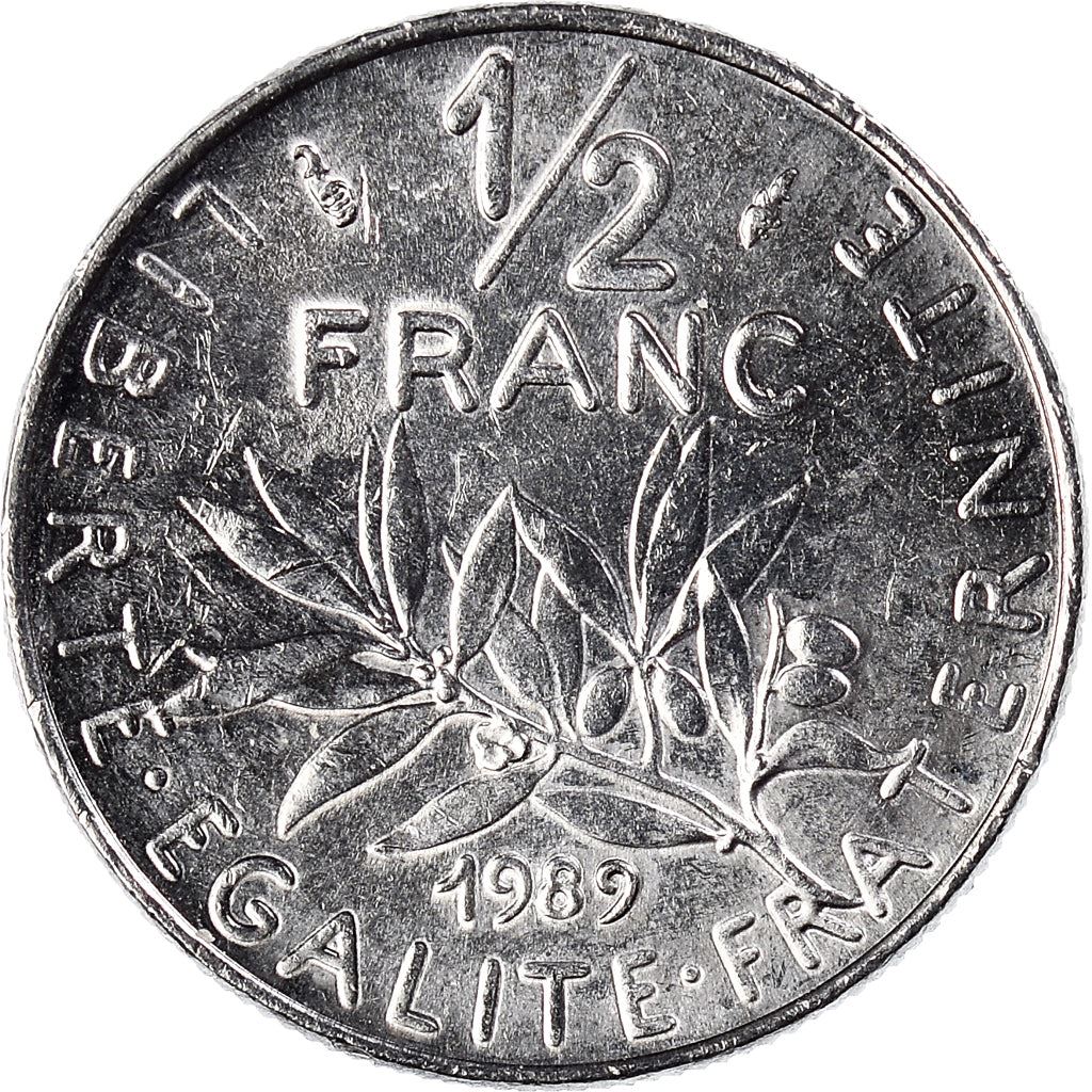 French Coin ½ Franc | signature O. Roty | KM931.1 | France | 1964 - 2001